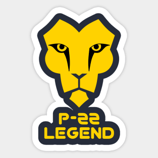 The Legend of P-22 Sticker